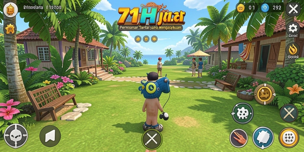 Screenshot dari gameplay <strong>71H</strong> yang penuh warna dan menyenangkan.
