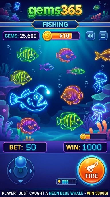 Tampilan aplikasi gems365 yang intuitif dan menarik.